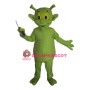 Cute Green Alien Mascot Costume