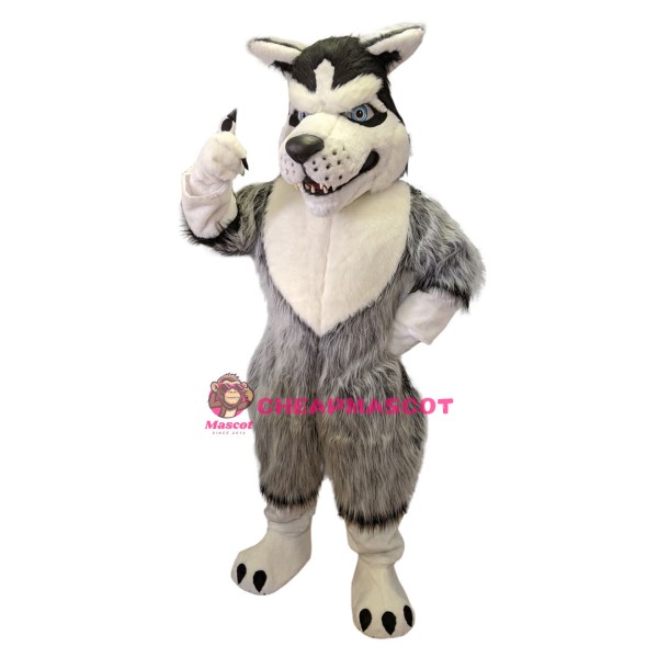 Fierce Wild Wolf Mascot Costume