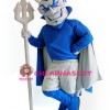 Superb Lightweight Blue Devil Mascot Costume