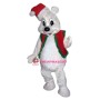 Lovely Christmas Polar Bear Mascot Costume