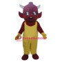 Red Devil Boy Mascot Costume