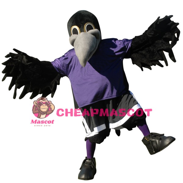 Superb Sport Raven Mascot Costume