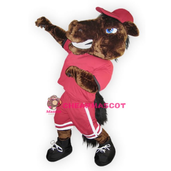 College Sport Horse Mascot Costume