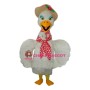 Beautiful Swan Mascot costume