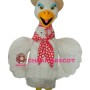 Beautiful Swan Mascot costume
