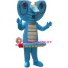 Affordable Blue Snake Mascot Costume