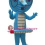 Affordable Blue Snake Mascot Costume