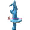 Affordable Blue Snake Mascot Costume