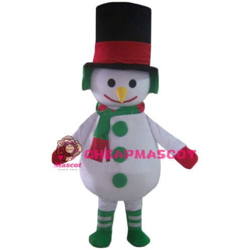 Affordable Lightweight Christmas Snowman Mascot Costume