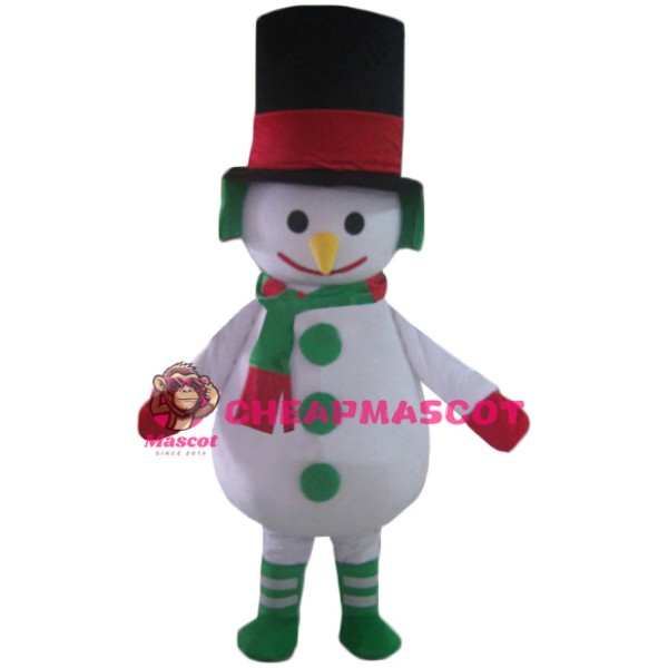 Affordable Lightweight Christmas Snowman Mascot Costume