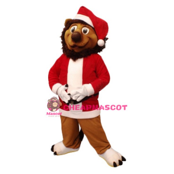 Christmas Lion Mascot Costume