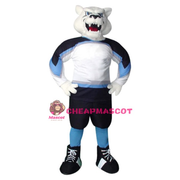 Superb Fierce Polar Bear Mascot Costume