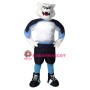 Superb Fierce Polar Bear Mascot Costume