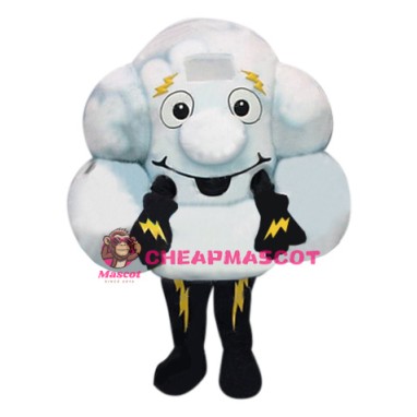 Lightning Cloud Mascot Costume