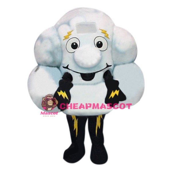 Lightning Cloud Mascot Costume
