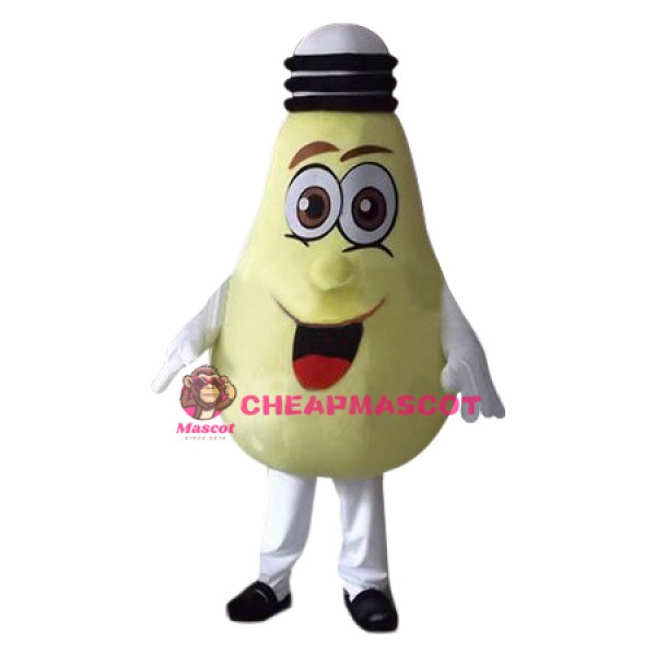 Big Yellow Lamp Mascot Costume