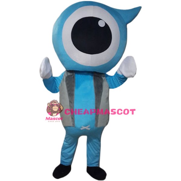 Affordable Blue Eyeball Mascot Costume
