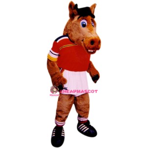 College Sport Mustang Mascot Costume
