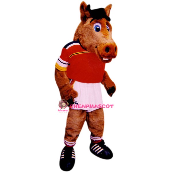College Sport Mustang Mascot Costume