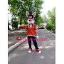 Superb White Rabbit Mascot Costume