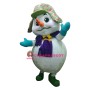 Super Cute Christmas Snowman Mascot Costume