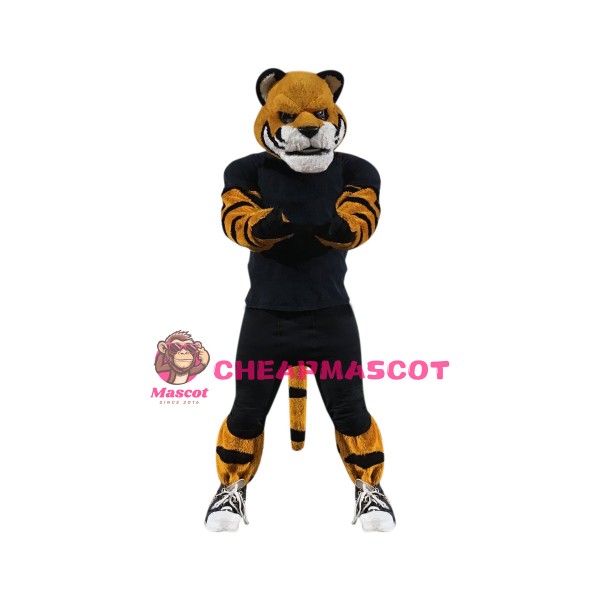 Power Sport Tiger Mascot Costume