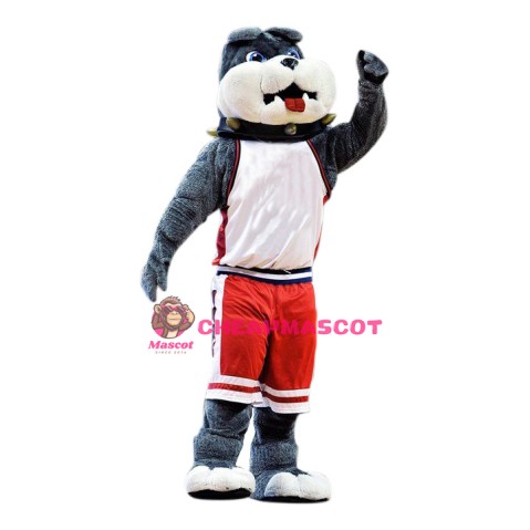Superb Lovely Bulldog Mascot Costume