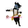 Superb Blue Pirate Mascot Costume