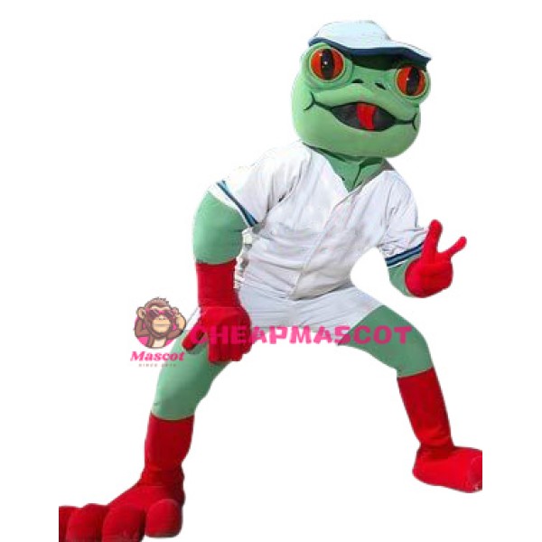 Superb Sport Frog Mascot Costume