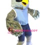 College Blue Owl Mascot Costume