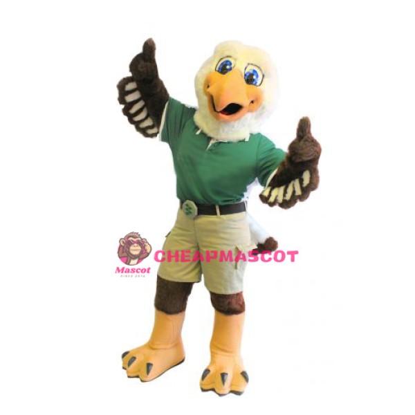 Friendly College Eagle Mascot Costume