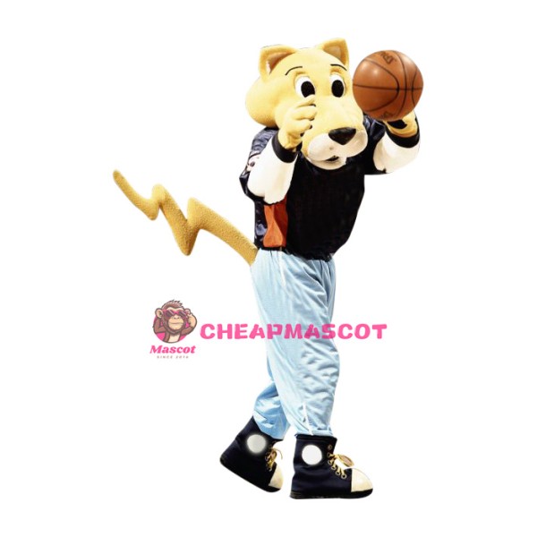 Lightning Leopard Mascot Costume