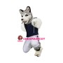 University Grey Husky Mascot Costume