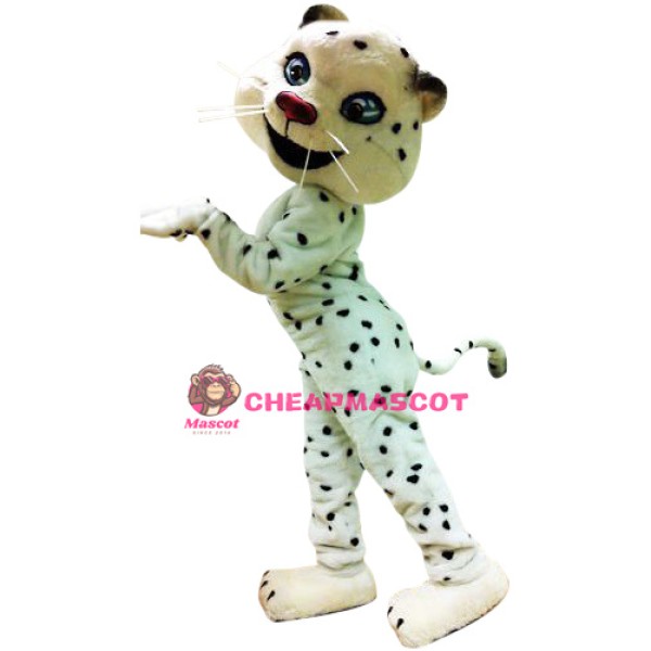 Superb Snow Leopard Mascot Costume