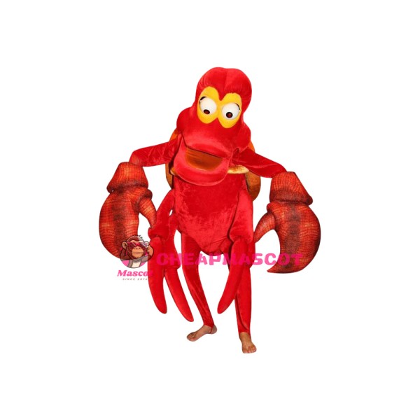 Superb Red Crab Mascot Costume