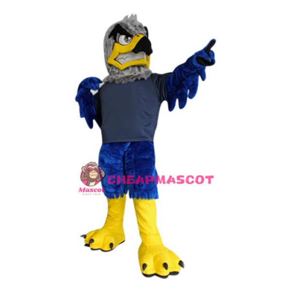 Sport Blue Eagle Mascot Costume