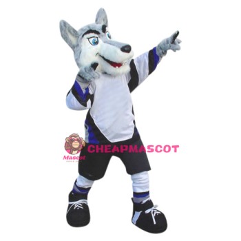 Sport Husky Dog Mascot Costume