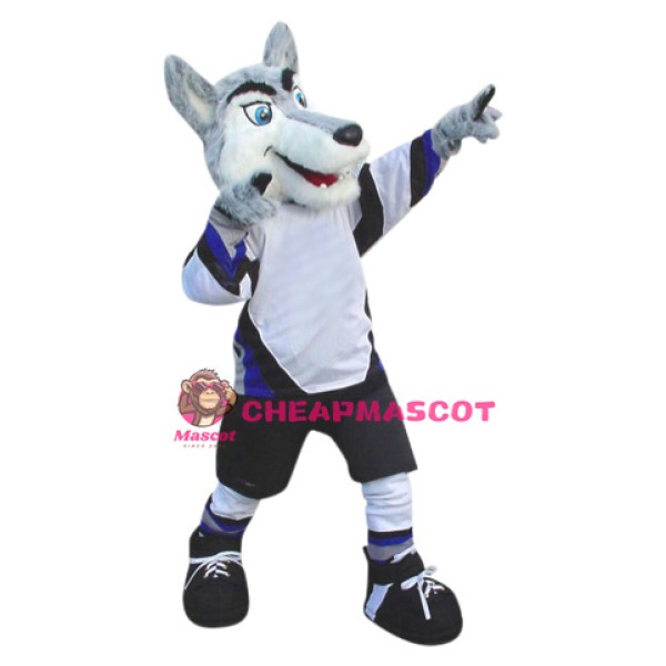 Sport Husky Dog Mascot Costume