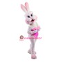 Happy Bunny Girl Mascot Costume