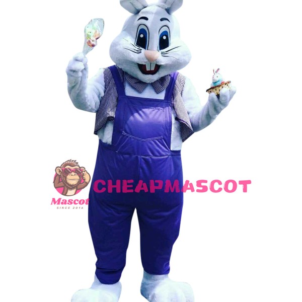 Superb Lightweight White Rabbit Mascot Costume