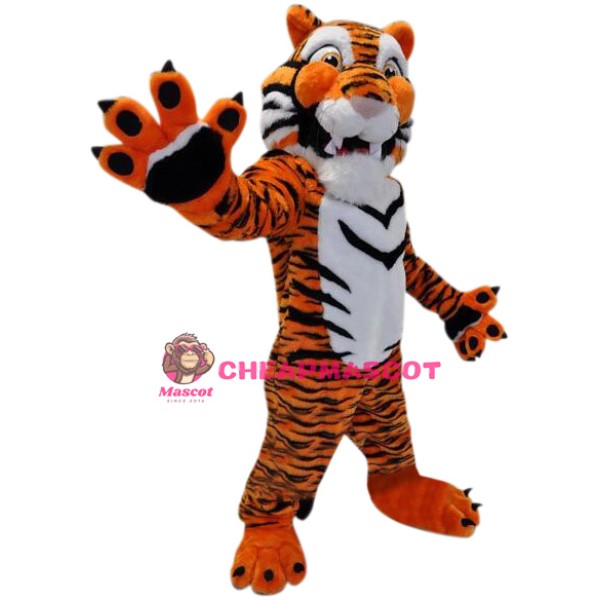 Superb Power Fierce Tiger Mascot Costume
