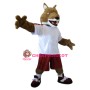 Superb Sport Fox Mascot Costume
