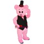 Super Pink Bear Mascot Costume