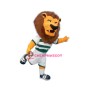Superb Sport Lion Mascot Costume