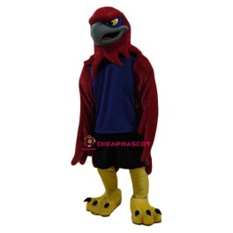 Superb Red Eagle Mascot Costume