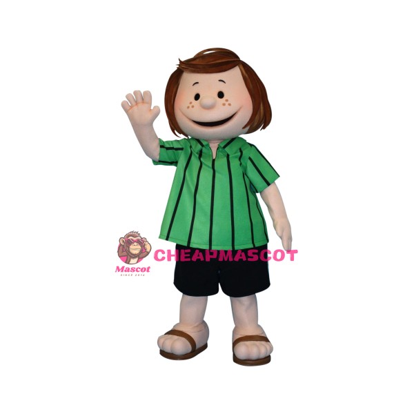 Linus Girl Mascot Costume