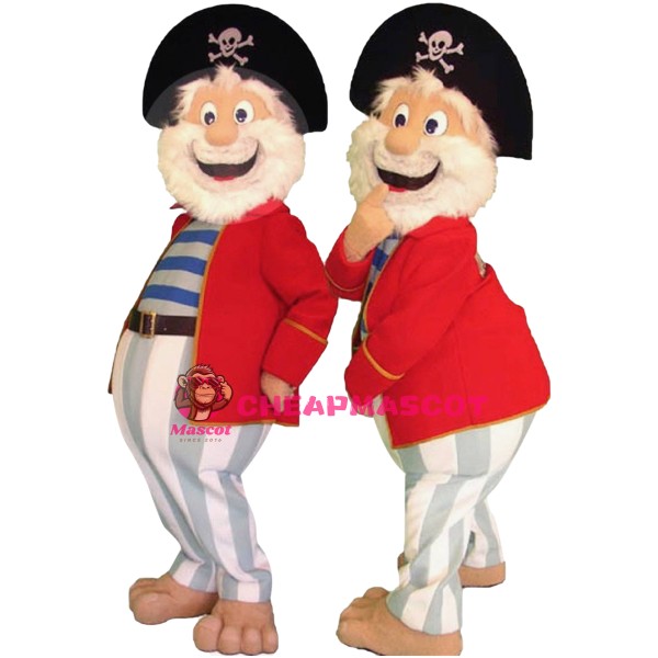 Kind Old Pirate Mascot Costume