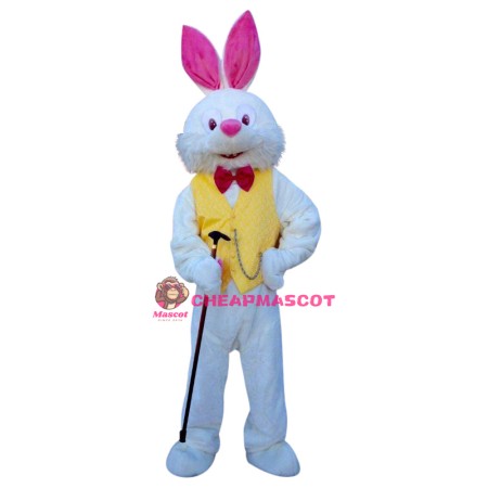Deluxe Easter Bunny Mascot Costume