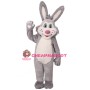 Grey Bunny Girl Mascot Costume