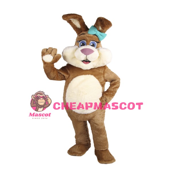 Easter Binky Bunny Mascot Costume